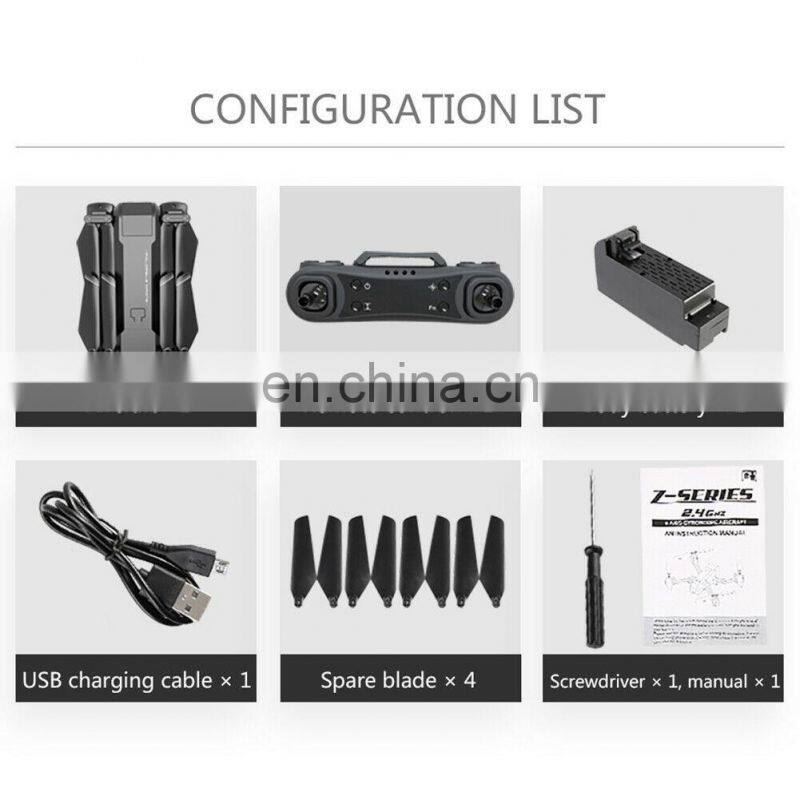 KF607 Mini Drone with Camera Drone 4K with 2 Camera RC Quadcopter HD WiFi FPV Optical Flow Helicopter Toys