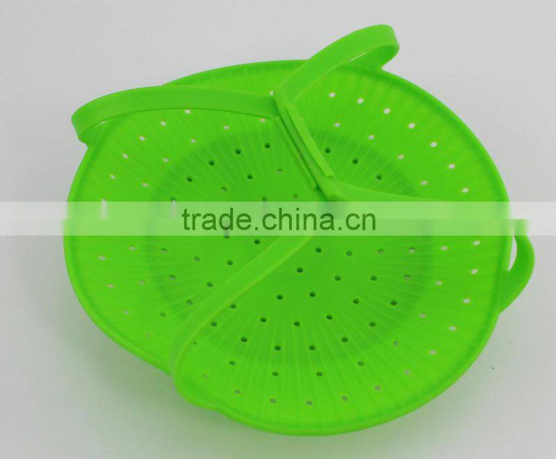 Food Silicone Steamer with Handles Corn Steamer