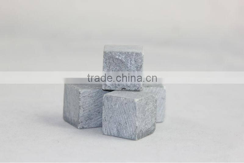 Different shape whisky stone set for chilling