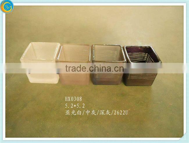 soy wax glass candle holder