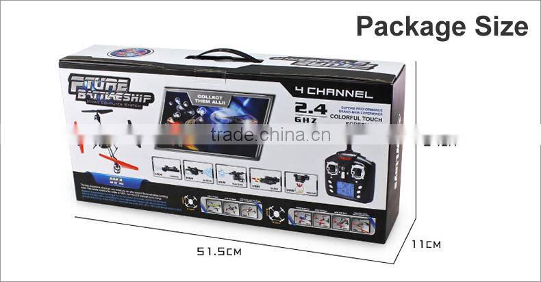 China Manufacture WL V969 2.4G 4 CH 3 axis UFO RC Helicopter with gyro Bubble jet