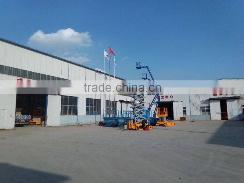 Movable 20m hydraulic cherry picker articulated boom lift