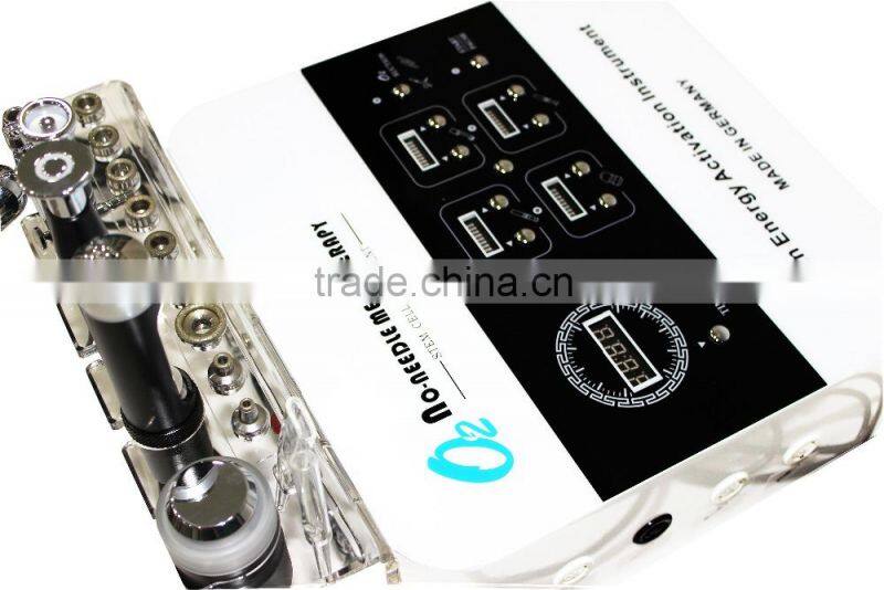 portable 7 in 1microdermabrasion no needle mesotherapy face lifting with suction blackhead vacuum wand machine made in china