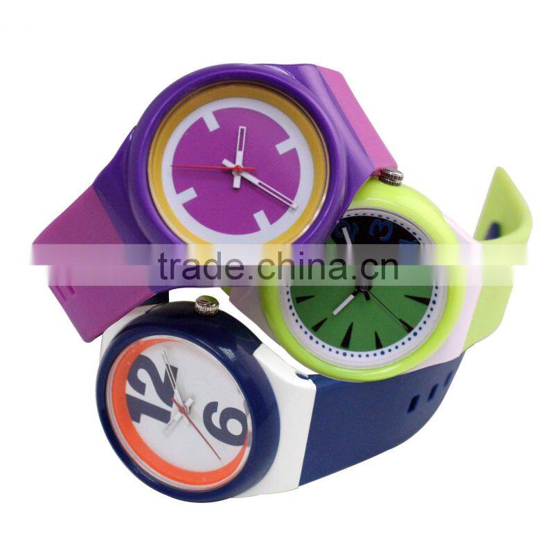 SA622 Change Strap easily Colorful Quartz ABS Watch