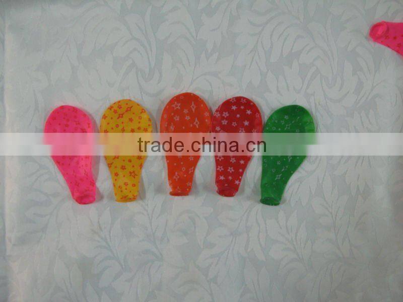 2012 new meet EN71 latex flat balloon for wedding decoration