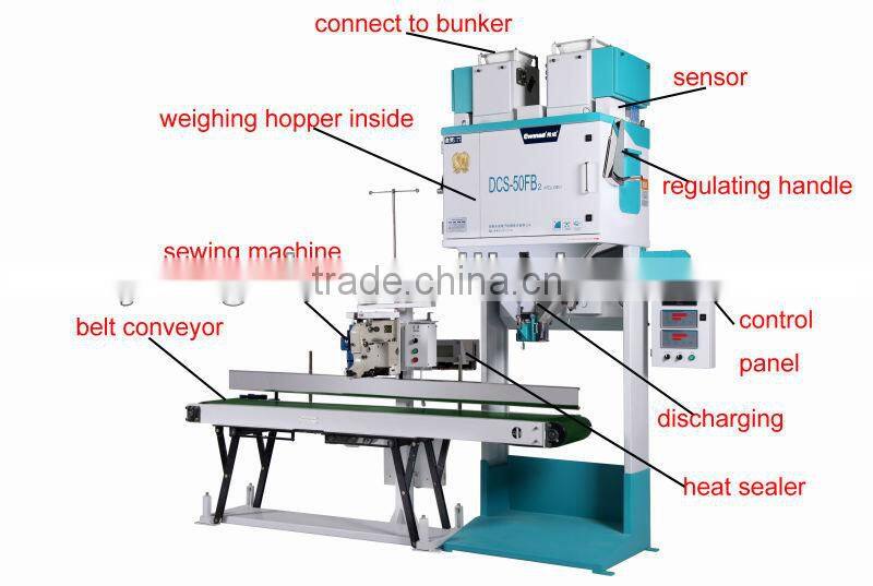 DCS-50FB2 various rice packaging machine for high accuary(50kg)