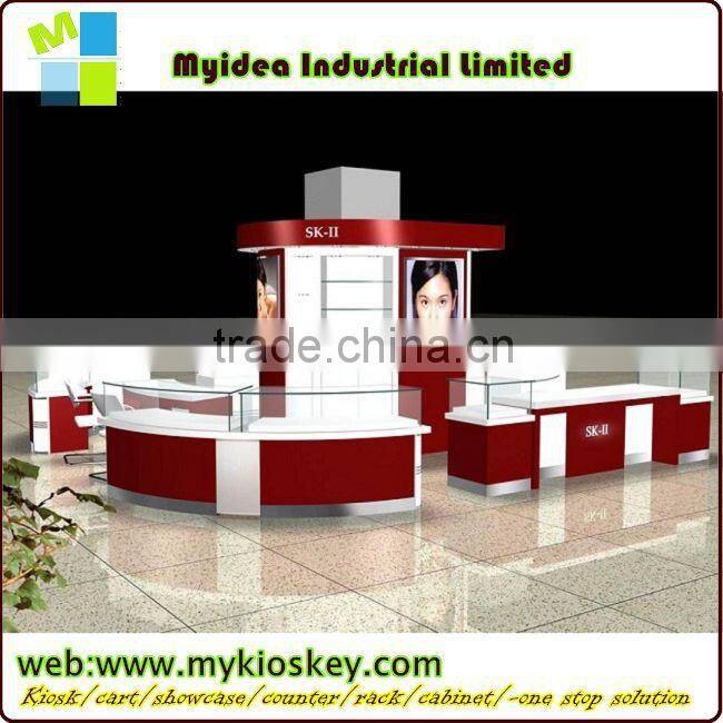 Modern new arrival shopping mall nail bar kiosk for manicure