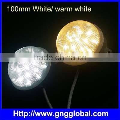 100mm Milky or Clear Shell with Aluminum Base led point source wall light