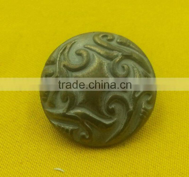 Zinc Alloy Metal Shank Button For Coats -- MS1111