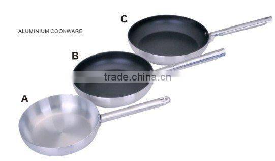 Anodized Aluminium frypan with non-stick coating