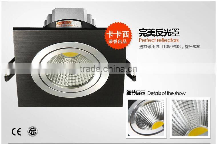 LED Ceiling Light 3w 5W 7w 10w 15w COB LED Grille Lamp LED Spot Lights Downlight