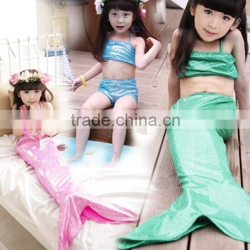 Mermaid Cosplay Sexy Young Girls Bikini Set In Stock