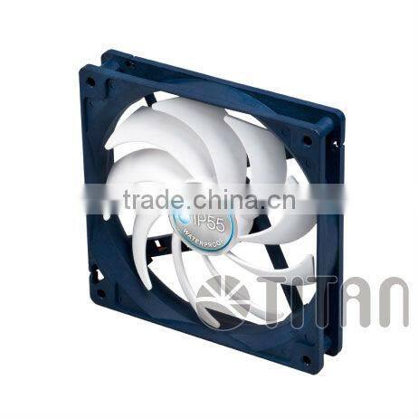 Industrial IP55 waterproof 140mm air ventilation exhaust 12V dc fan