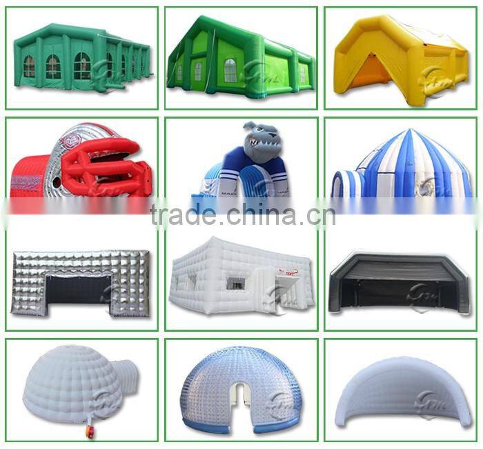 Used inflatable tent inflatable bulldog tunnel for rental