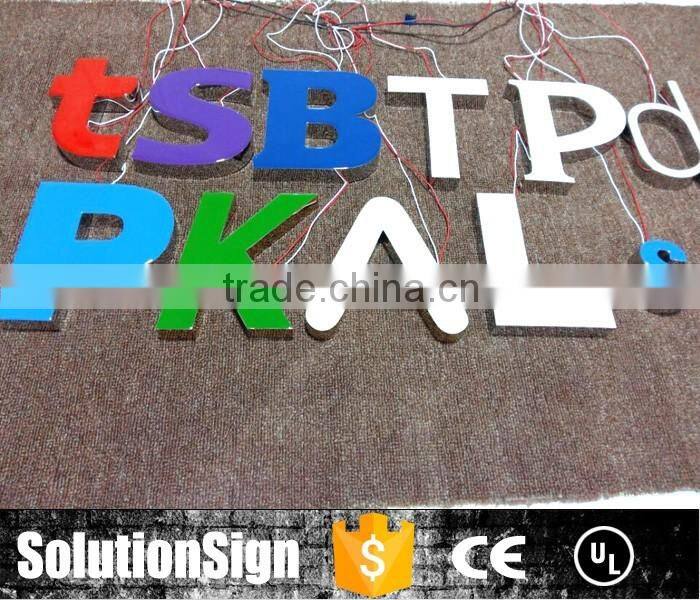 Outdoor frontlit LED Channel Letter Sign