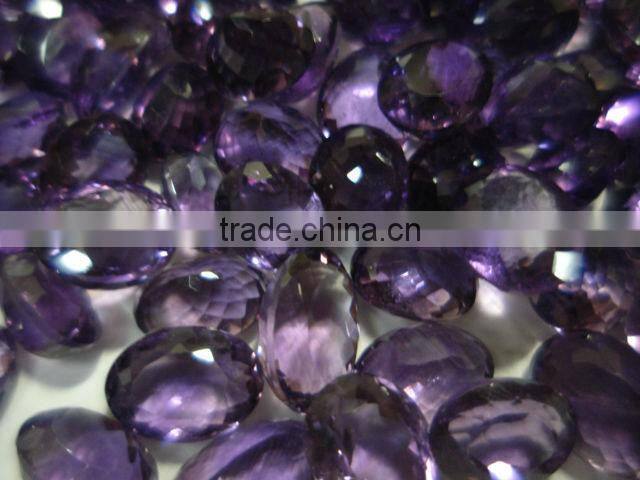 AAA grade Amethyst faceted gemstones