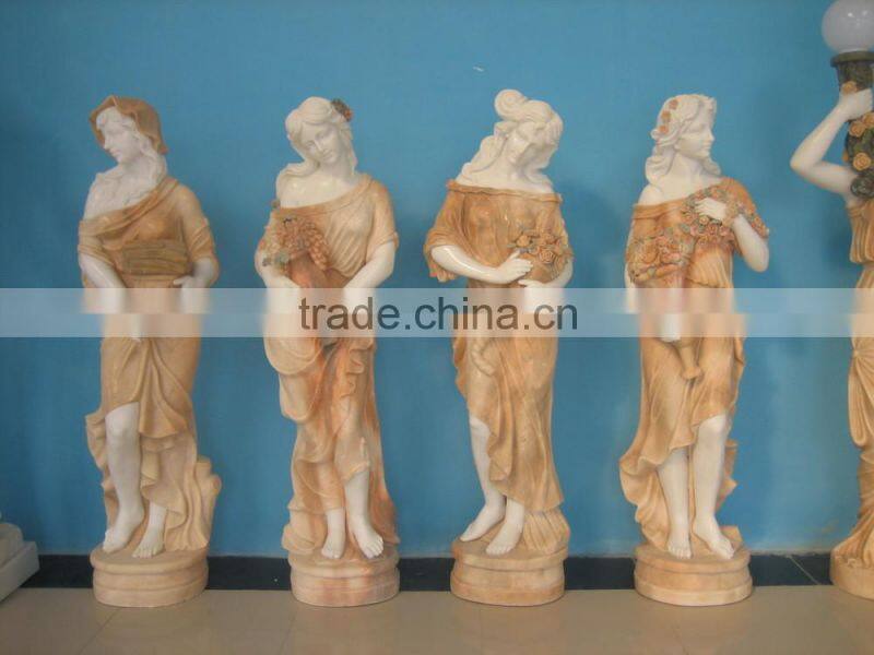 white marble angel statues