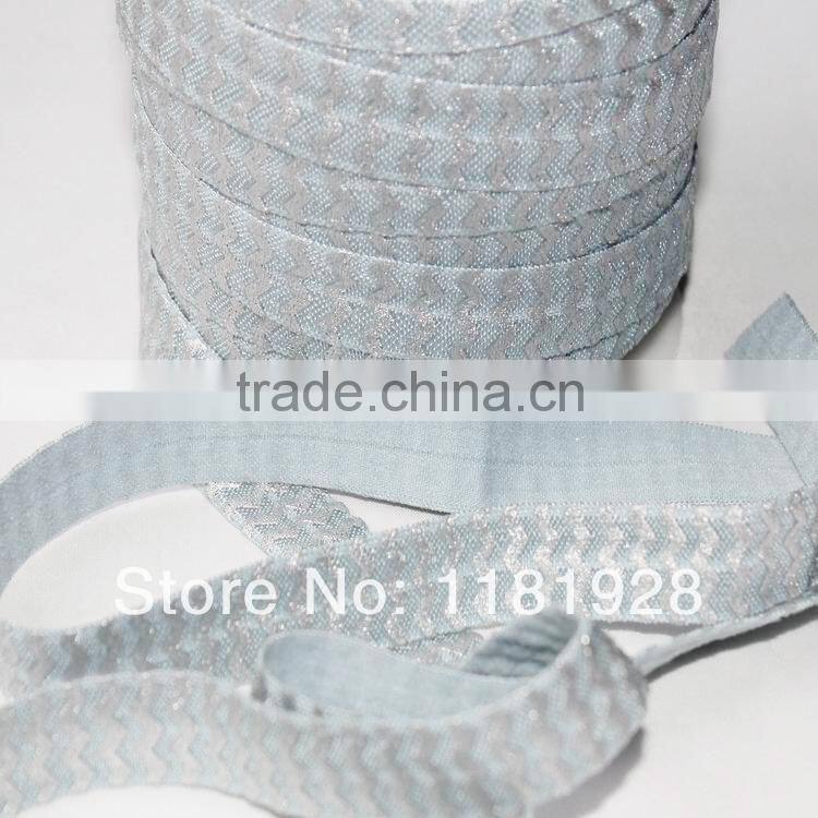 Floral Print Fold Over Elastic for Baby Headbands Choice color of 5/8 inch FOE Elastic By The Yard