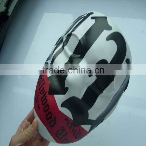 Good quality soft white plastic mask of vacuum thermoforming