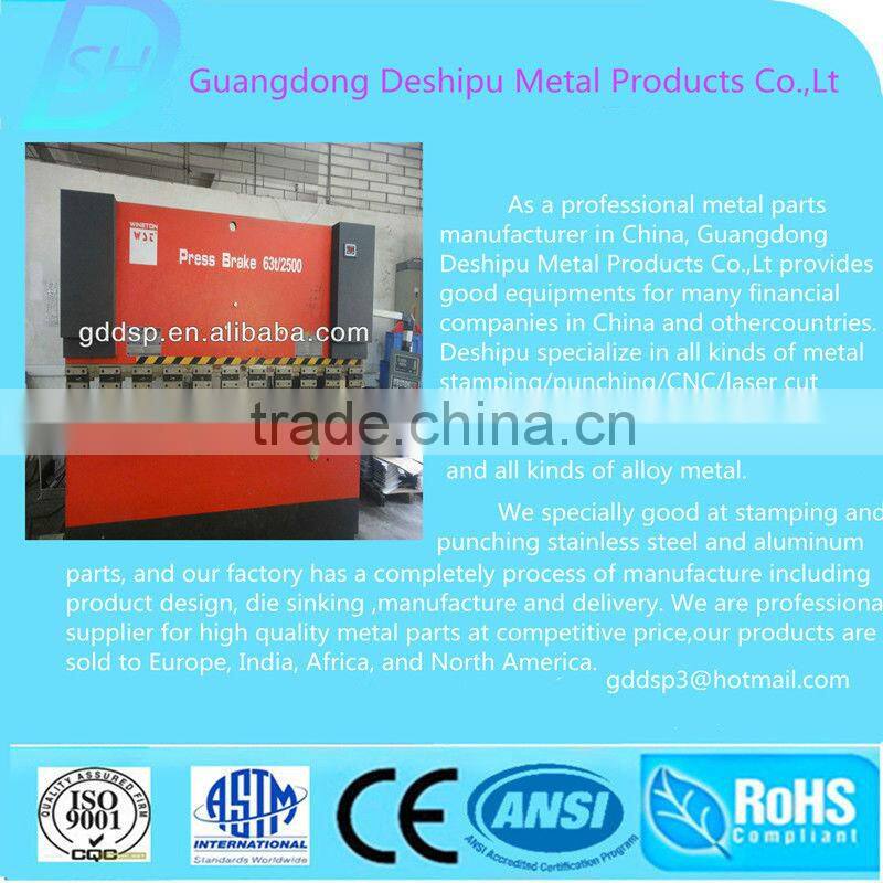 Custom stainless steel mechine parts punching and bending fabrication