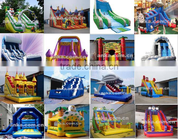 Waterproof inflatable castle bouncer inflatable water slide