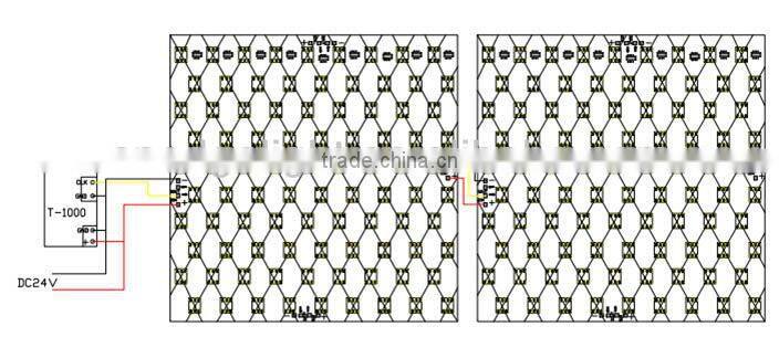RGB 300mm*300mm backlight modular LED decorative