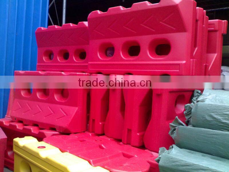 RSG high quality colorful road rubber water barrier/water barrier