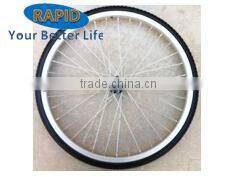 Rear wheel for wheelchair