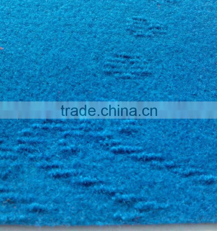needle punch carpet with one color jacquard nonwoven