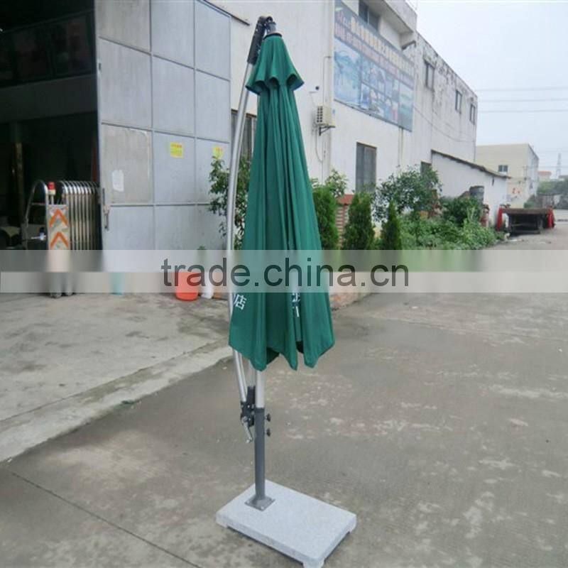 Hotsale Cheap Price Custom Print Aluminum Pole Round Banana Outdoor Umbrella with Crank