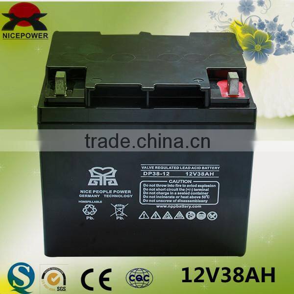 AGM battery 12V38AH 42ah Maintenance free type vrla battery