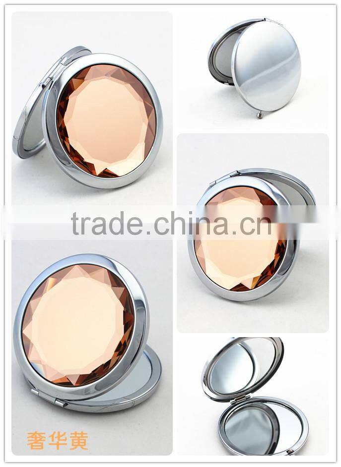 The small metal hand held mirrors wholesale small metal pocket mirror