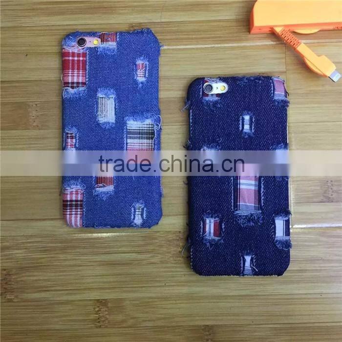 new arrival 2016 luxury cover jeans cases for iphone 6 6 plus phone