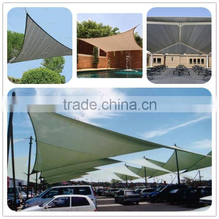 Advertising anti UV printed shade net,printing shade mesh with grommets,blue color fabric cloth with logo printing