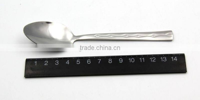 2016 cheapest & safe stainless steel spoon for ice cream