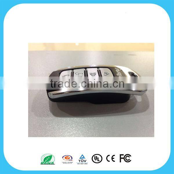 good security garage door remote control and receiver module, metal frame ABS black case garage door opener