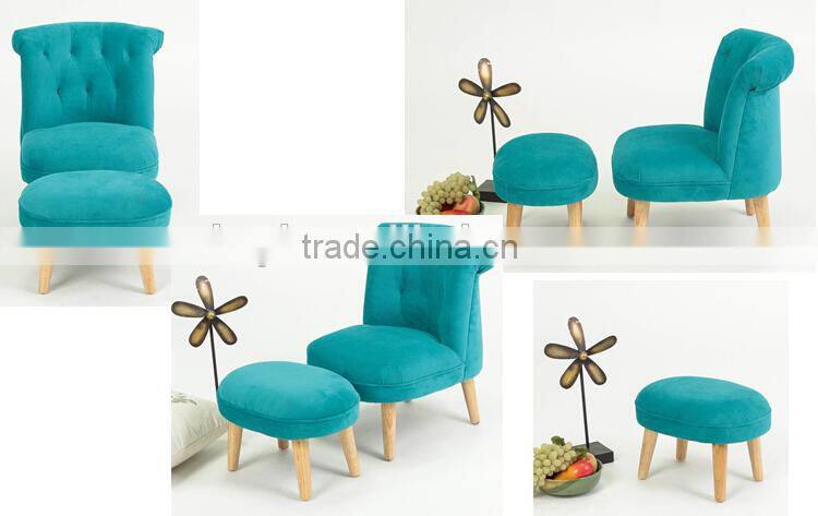Wooden Antique Baby Fabric chair set(E006-S)