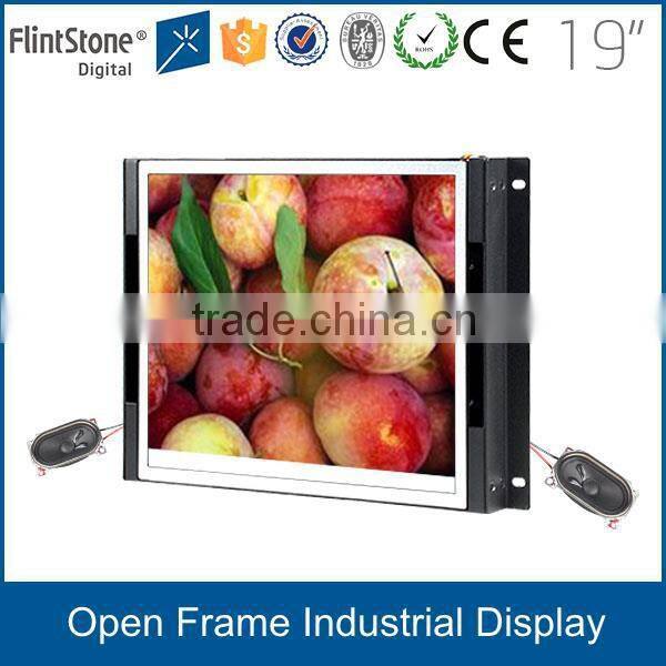 Flintstone 19 inch heavy duty lcd open frame monitor