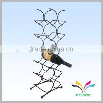 House hold OEM design 4 bottles counter wall wine display rack