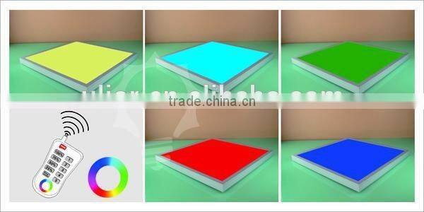 Hotel led lighting Wifi and 2.4G Wireless remote control 600x600 RGB led panel light 2x2 led flat panel 60x60cm