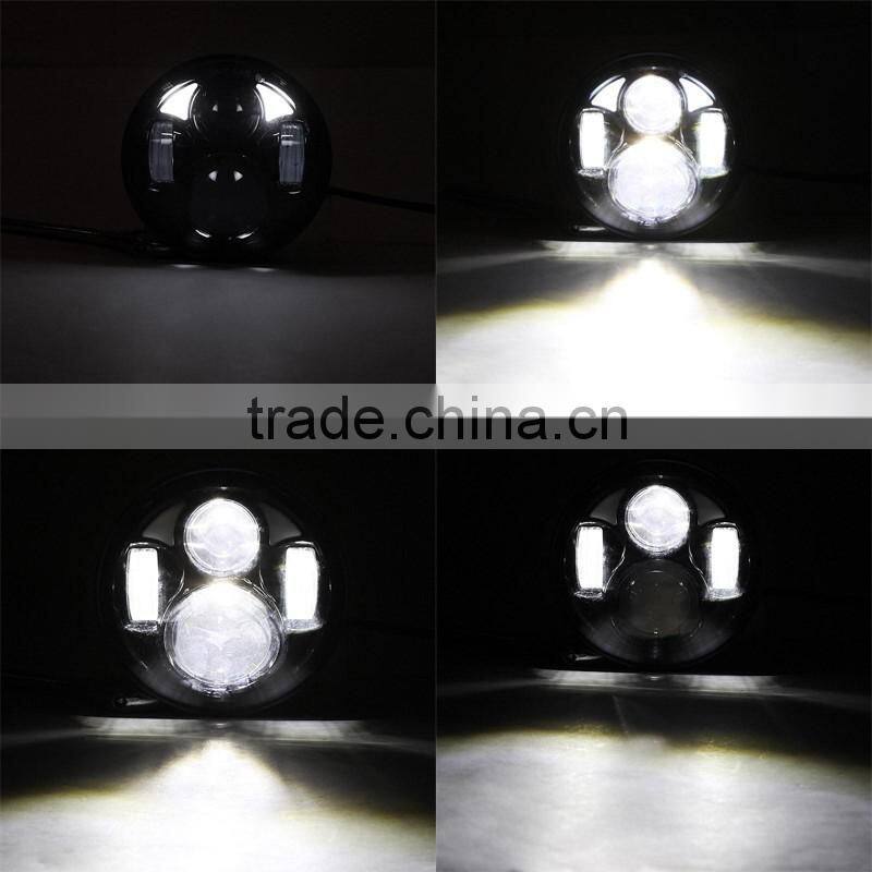 led harley headlights replacement 40W 5.75 inch 12V motorcycle headlamps for led harley headlight Day Time Running Lights