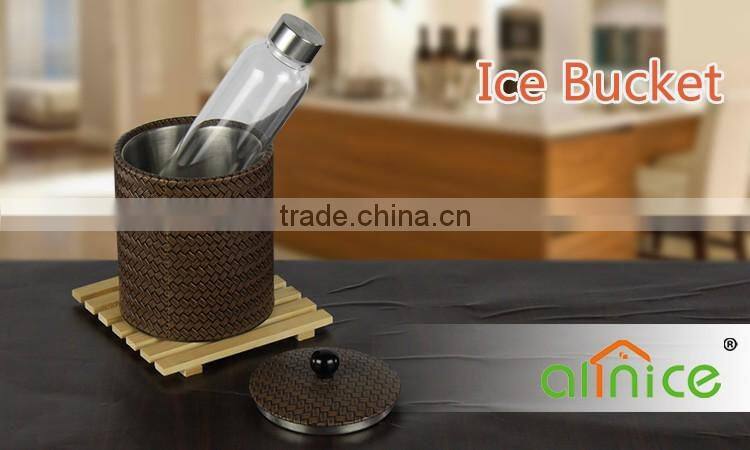 Unique design Egypt mental champagne bucket/insulated ice cooler with tong&rack&lid/stainless steel ice bucket