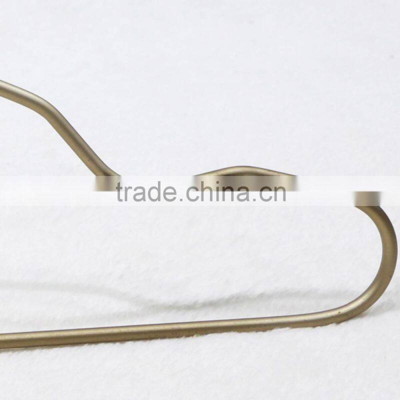 Bulk Aluminum/metal wire cloth hanger for drying/laundry clothes