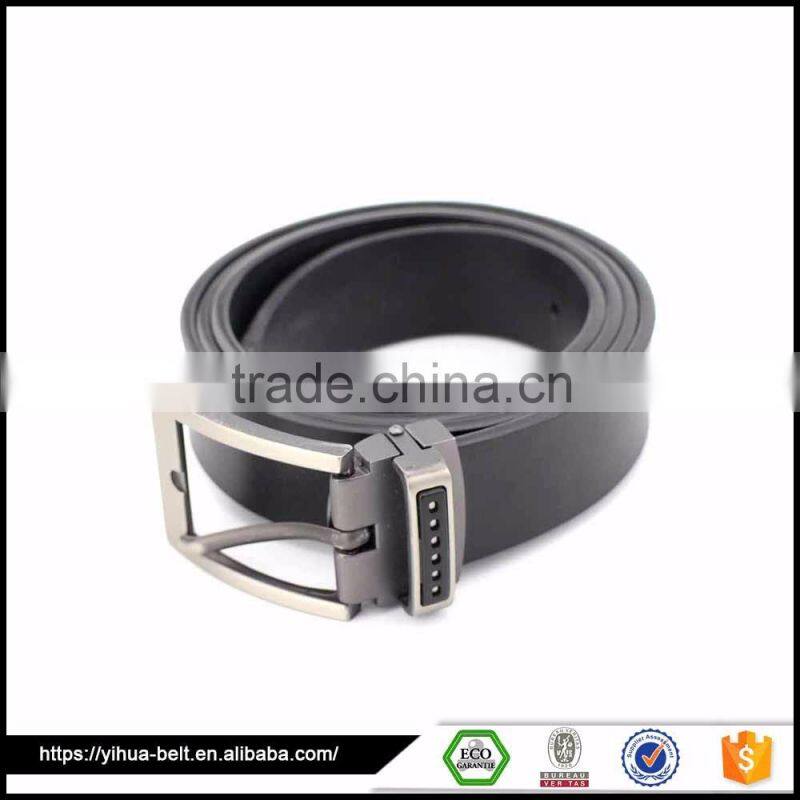 Man's classical dark famous design man leather belt