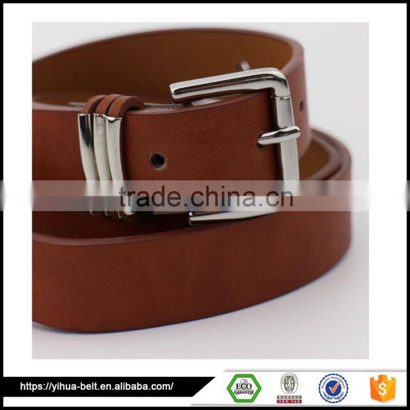 Customized women slimming belt fashion thin pu belt