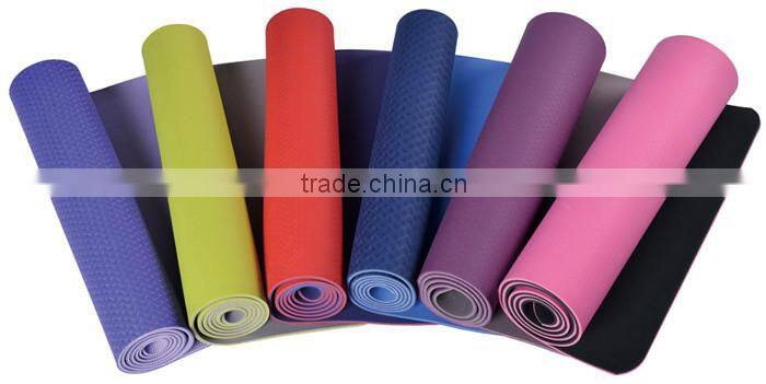Double eco Custom Printed Anti-Slip yoga mat