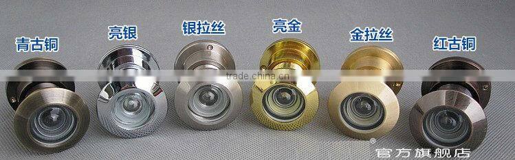 200 Degree high-definition wide angel lens polished Brass Material Door Viewer with cover