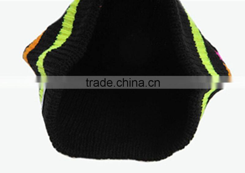 high quality colorful funny winter man and woman beanie hats