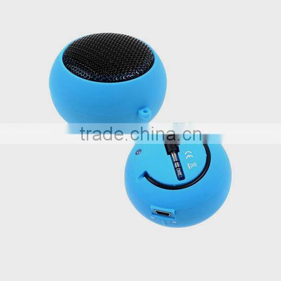 2016 HOT sell Hamburger Mini fashional Speaker for Laptop Computer iPod iPhone with 3.5 mm jack