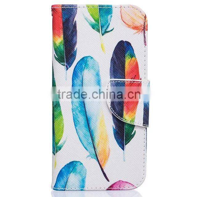 High Quality Fashion Flip PU Leather Flip Cover Wallet Case For Iphone 7 Pro,For Iphone 7 Pro Leather Wallet Phone Case